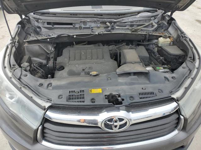 5TDYKRFH5FS091254 - 2015 TOYOTA HIGHLANDER LIMITED GRAY photo 11