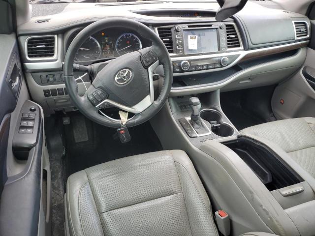 5TDYKRFH5FS091254 - 2015 TOYOTA HIGHLANDER LIMITED GRAY photo 8