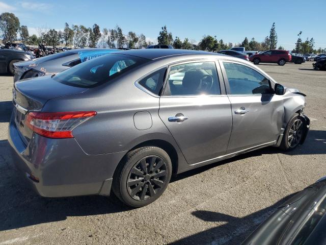 3N1AB7AP7FY381740 - 2015 NISSAN SENTRA S GRAY photo 3