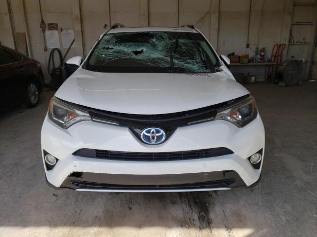 JTMRJREV5GD048500 - 2016 TOYOTA RAV4 HV XLE WHITE photo 5