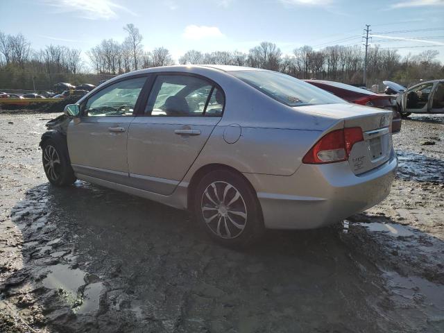 19XFA1F53BE038946 - 2011 HONDA CIVIC LX SILVER photo 2