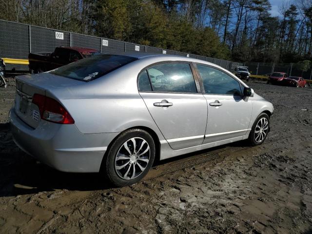 19XFA1F53BE038946 - 2011 HONDA CIVIC LX SILVER photo 3