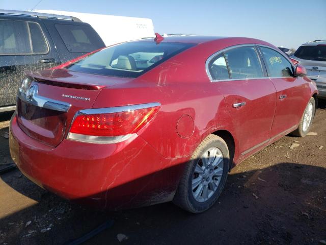 1G4GA5EC3AF139450 - 2010 BUICK LACROSSE CX RED photo 3