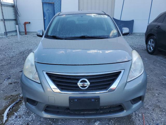 3N1CN7AP5EK447879 - 2014 NISSAN VERSA S GRAY photo 5