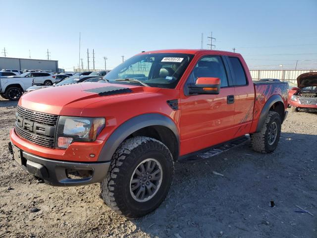 1FTEX1EV2AFA25198 - 2010 FORD F150 SUPER CAB RED photo 1