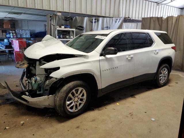 1GNERFKW7LJ126619 - 2020 CHEVROLET TRAVERSE LS WHITE photo 1