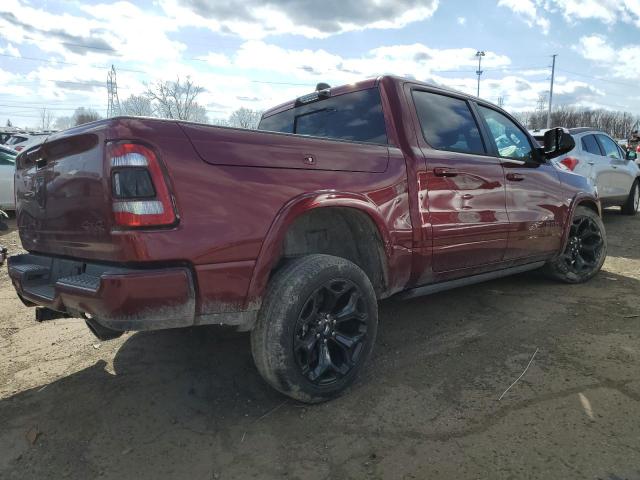 1C6SRFHM7NN248935 - 2022 RAM 1500 LIMITED MAROON photo 3