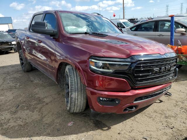 1C6SRFHM7NN248935 - 2022 RAM 1500 LIMITED MAROON photo 4