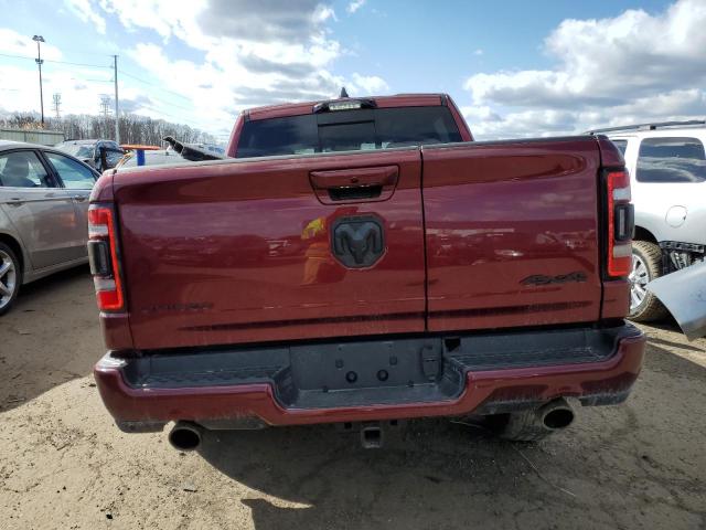 1C6SRFHM7NN248935 - 2022 RAM 1500 LIMITED MAROON photo 6