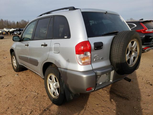 JTEHH20V930255054 - 2003 TOYOTA RAV4 SILVER photo 2