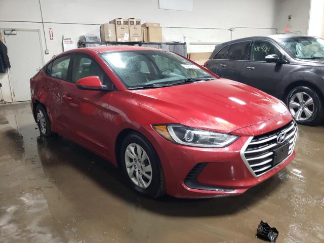 5NPD74LF4HH212578 - 2017 HYUNDAI ELANTRA SE RED photo 4