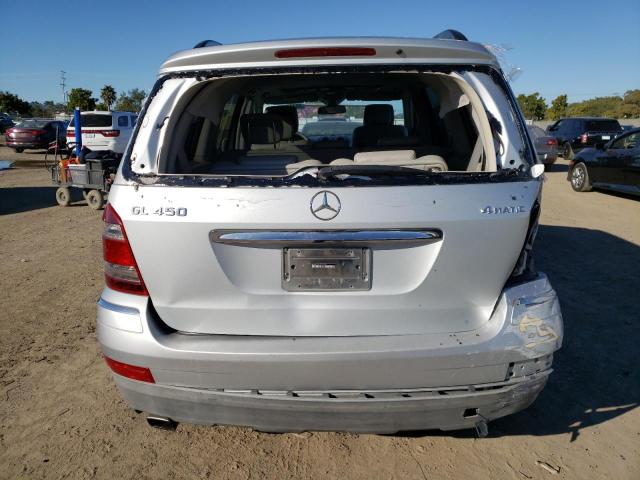 4JGBF71E67A122422 - 2007 MERCEDES-BENZ GL 450 4MATIC SILVER photo 6