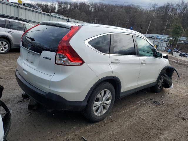 5J6RM4H77DL061610 - 2013 HONDA CR-V EXL WHITE photo 3