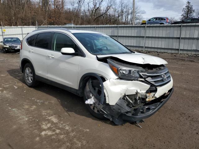 5J6RM4H77DL061610 - 2013 HONDA CR-V EXL WHITE photo 4