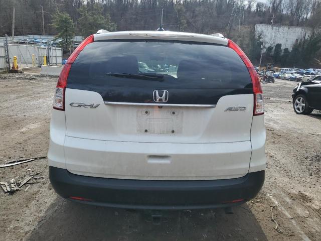 5J6RM4H77DL061610 - 2013 HONDA CR-V EXL WHITE photo 6