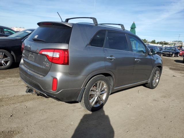 5XYKW4A77EG521390 - 2014 KIA SORENTO SX GRAY photo 3