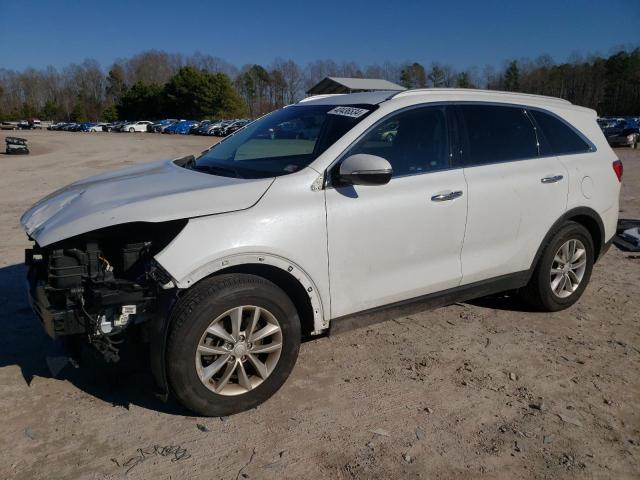 5XYPG4A36JG405575 - 2018 KIA SORENTO LX WHITE photo 1