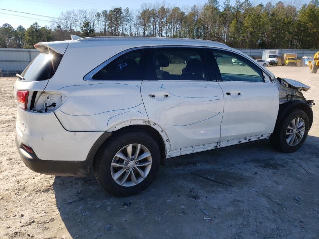 5XYPG4A36JG405575 - 2018 KIA SORENTO LX WHITE photo 3