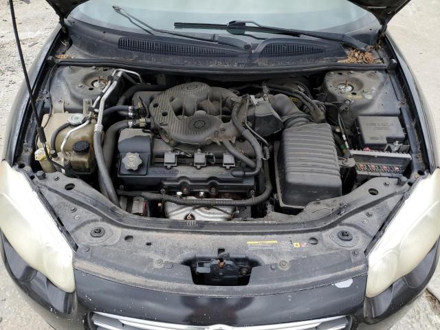 1C3EL75RX4N414204 - 2004 CHRYSLER SEBRING GT BLACK photo 11