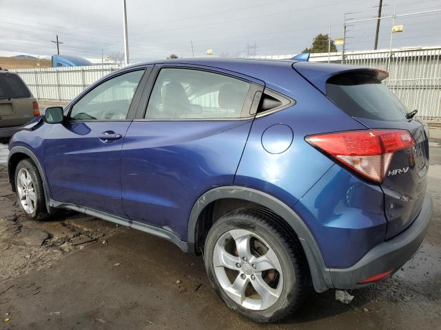 3CZRU6H31GM727887 - 2016 HONDA HR-V LX BLUE photo 2