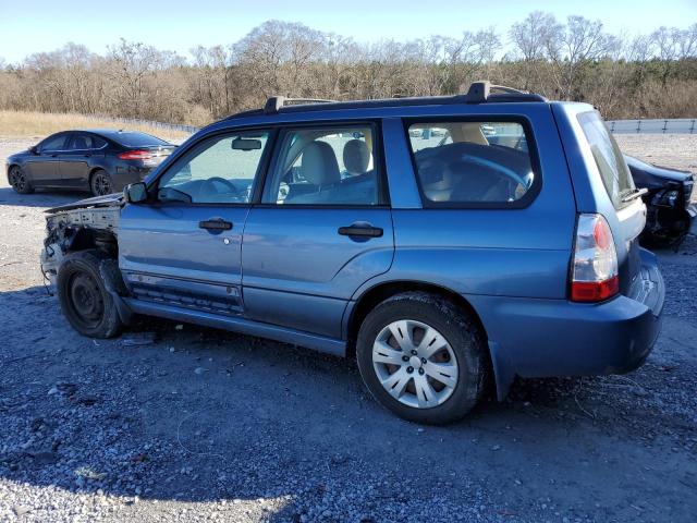 JF1SG63608H703723 - 2008 SUBARU FORESTER 2.5X BLUE photo 2