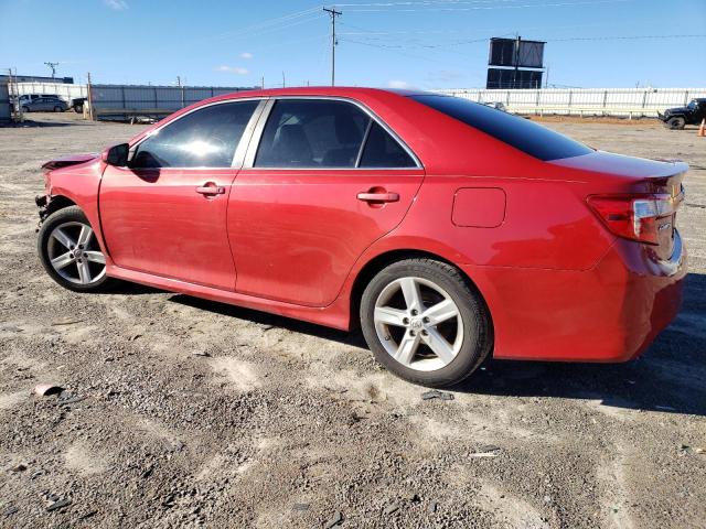 4T1BF1FK8DU673327 - 2013 TOYOTA CAMRY L RED photo 2