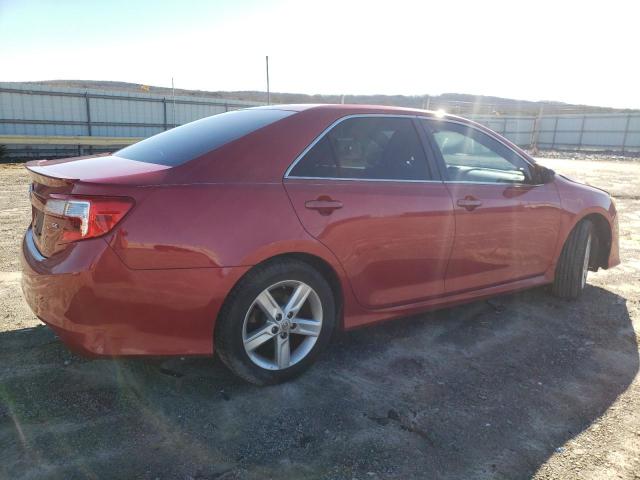 4T1BF1FK8DU673327 - 2013 TOYOTA CAMRY L RED photo 3