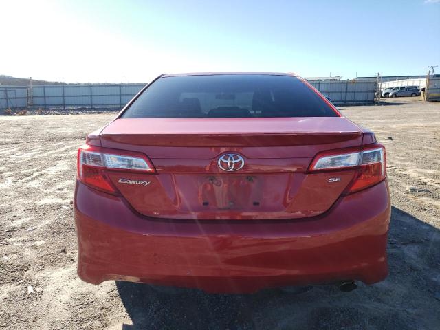 4T1BF1FK8DU673327 - 2013 TOYOTA CAMRY L RED photo 6