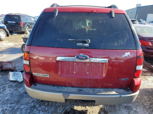 1FMEU7EEXAUA30300 - 2010 FORD EXPLORER EDDIE BAUER RED photo 6