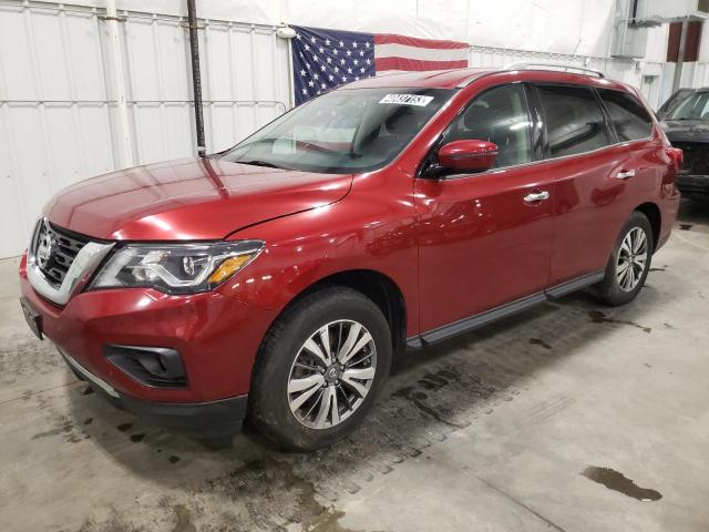 5N1DR2MM0JC644884 - 2018 NISSAN PATHFINDER S RED photo 1