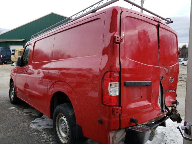 1N6BF0KMXJN802872 - 2018 NISSAN NV 1500 S RED photo 2