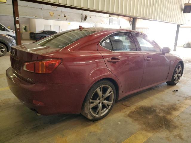 JTHBF5C27A2098160 - 2010 LEXUS IS 250 RED photo 3