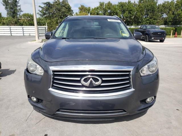 5N1AL0MM8DC301785 - 2013 INFINITI JX35 GRAY photo 5