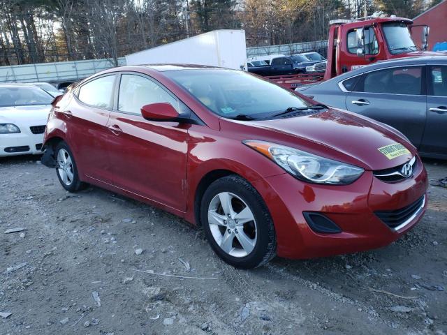 KMHDH4AE5BU098882 - 2011 HYUNDAI ELANTRA GLS RED photo 4