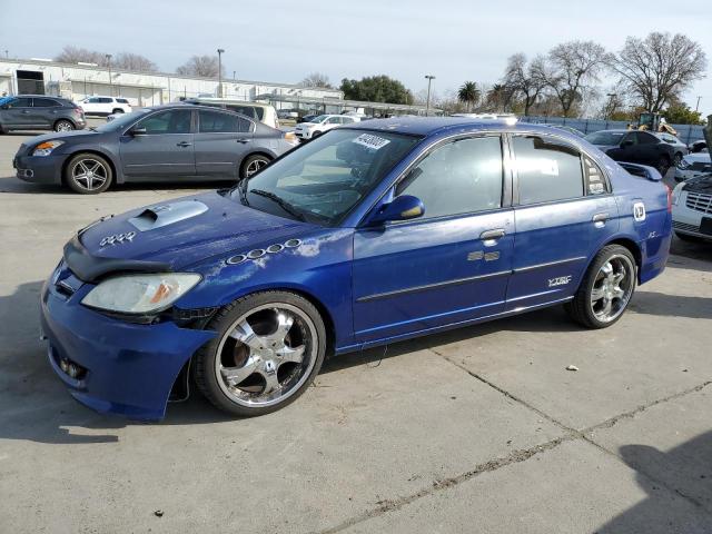 2HGES16364H589842 - 2004 HONDA CIVIC DX VP Mavi foto 1