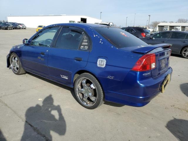 2HGES16364H589842 - 2004 HONDA CIVIC DX VP Mavi foto 2
