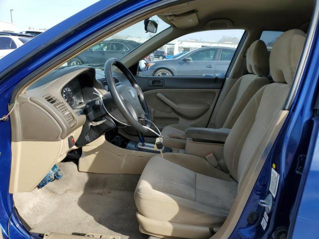 2HGES16364H589842 - 2004 HONDA CIVIC DX VP BLUE photo 7