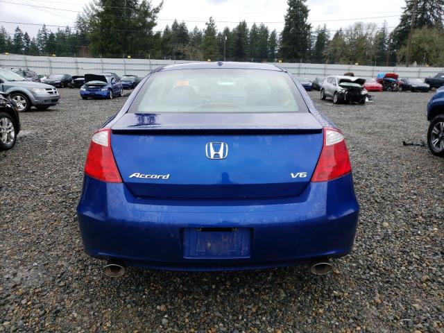 1HGCS22818A007178 - 2008 HONDA ACCORD EXL BLUE photo 6