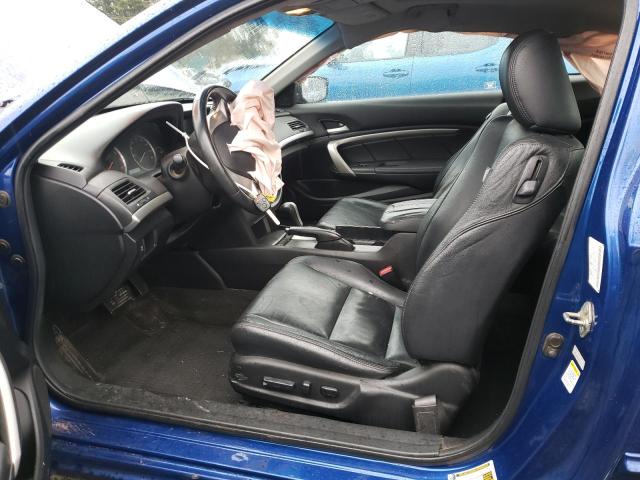 1HGCS22818A007178 - 2008 HONDA ACCORD EXL BLUE photo 7