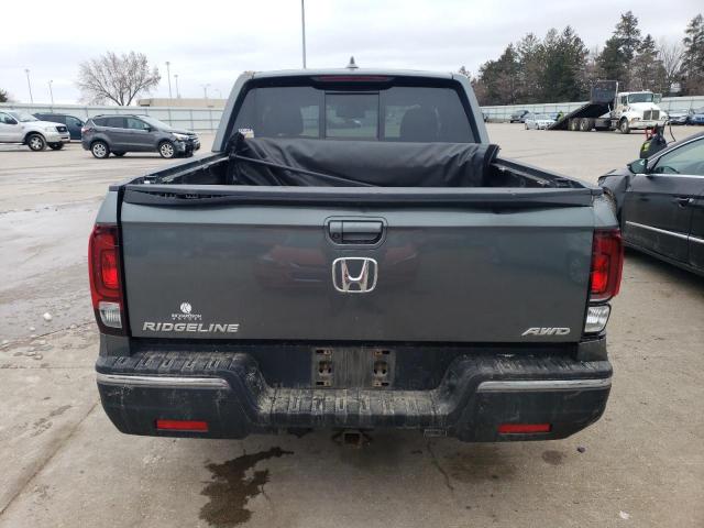 5FPYK3F74KB012442 - 2019 HONDA RIDGELINE RTL GRAY photo 6