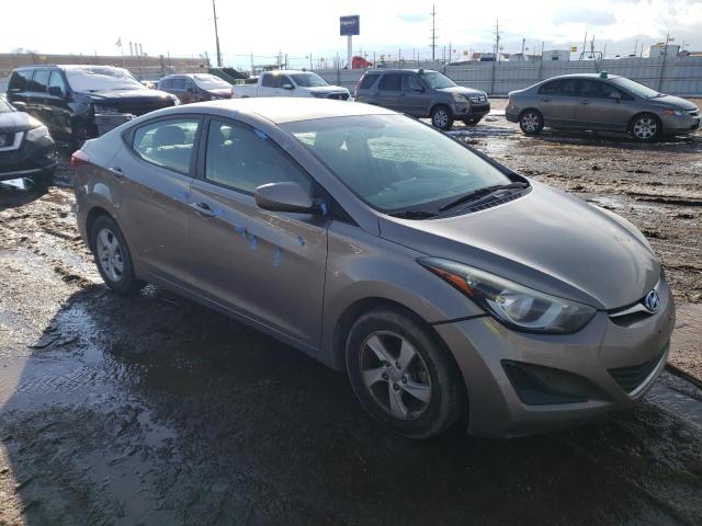 5NPDH4AE1FH623120 - 2015 HYUNDAI ELANTRA SE GRAY photo 4