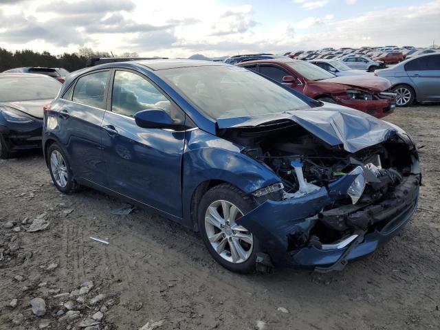 KMHD35LH8FU236383 - 2015 HYUNDAI ELANTRA GT BLUE photo 4