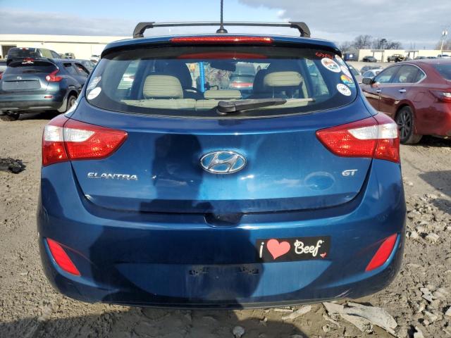 KMHD35LH8FU236383 - 2015 HYUNDAI ELANTRA GT BLUE photo 6