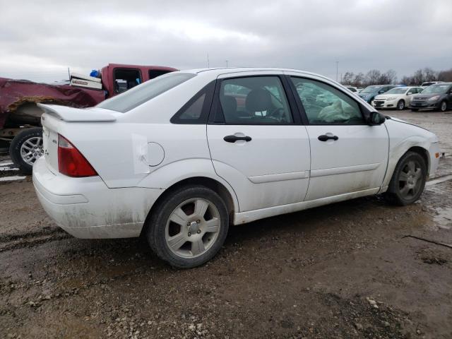 1FAHP34N86W134028 - 2006 FORD FOCUS ZX4 WHITE photo 3