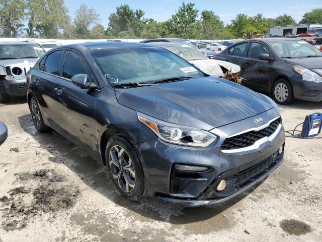 3KPF24AD8ME414637 - 2021 KIA FORTE FE GRAY photo 4