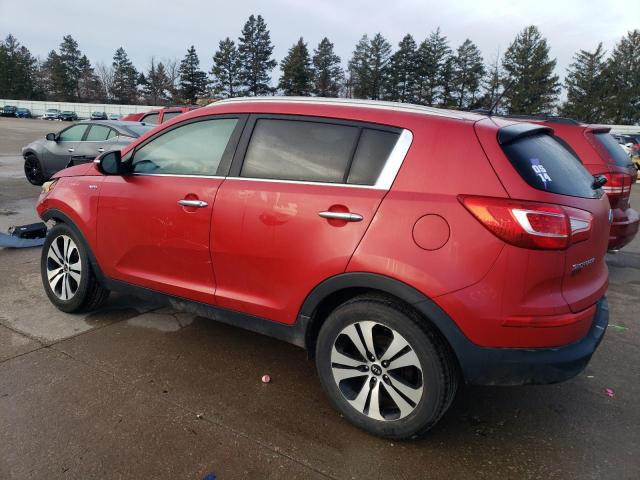 KNDPCCA2XD7458486 - 2013 KIA SPORTAGE EX RED photo 2