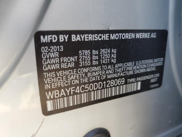 WBAYF4C50DD128069 - 2013 BMW 740 LXI SILVER photo 12
