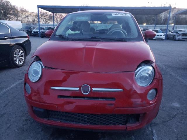 3C3CFFAR1ET276245 - 2014 FIAT 500 POP RED photo 5