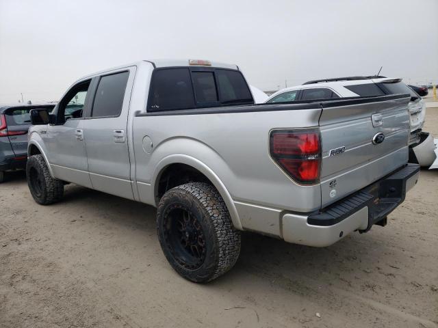 1FTFW1CT5CFA85889 - 2012 FORD F150 SUPERCREW SILVER photo 2