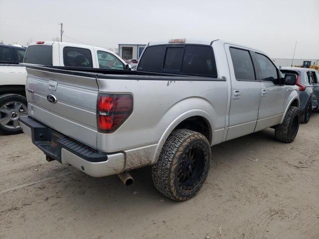 1FTFW1CT5CFA85889 - 2012 FORD F150 SUPERCREW SILVER photo 3